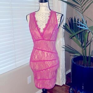 Arden B Fushia Pink Bodycon XS
